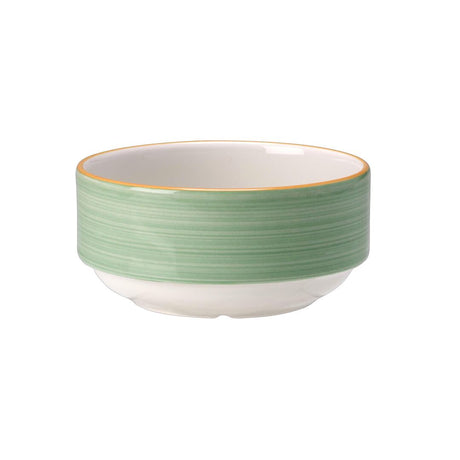 Rio Green Unhandled Stacking Soup Cup 28.5cl (10oz) - Pack 36