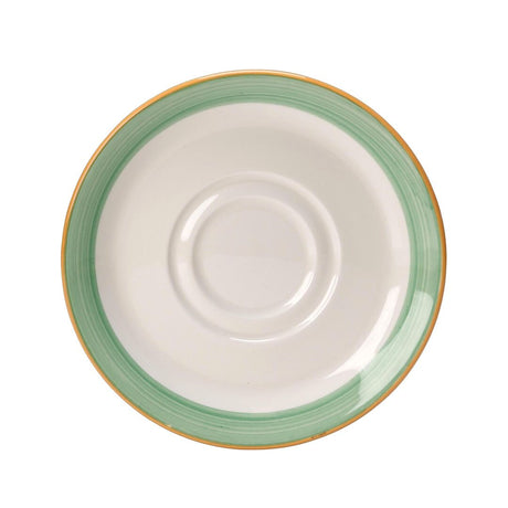 Rio Green D/W Saucer 14.5cm (5 3/4") - Pack 36