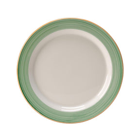 Rio Green Slimline Plate 23cm (9") - Pack 24