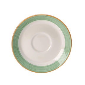 Rio Green Slimline Saucer 15.25cm (6") - Pack 36
