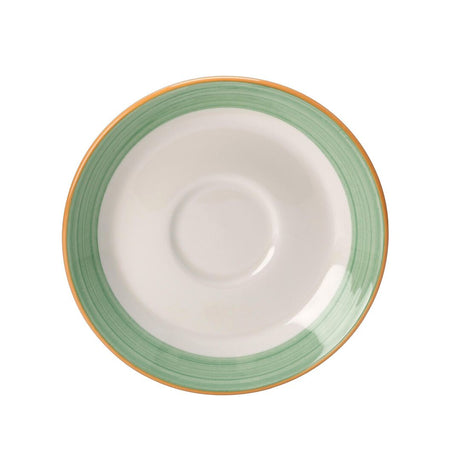 Rio Green Slimline Saucer 15.25cm (6") - Pack 36