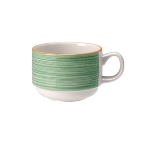 Rio Green Slimline Stacking Cup 17cl (6oz) - Pack 36