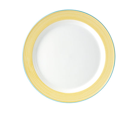 Rio Yellow Slimline Plate 23cm (9") - Pack 24