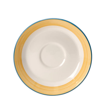 Rio Yellow Slimline Saucer 15.25cm (6") - Pack 36