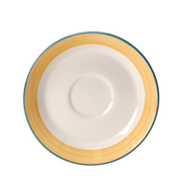 Rio Yellow Slimline Saucer 15.25cm (6") - Pack 36