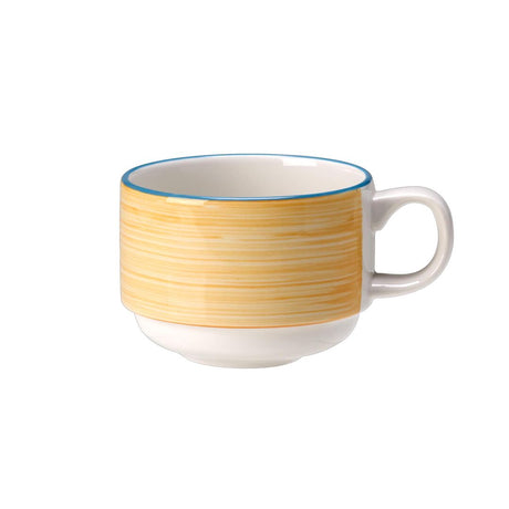 Rio Yellow Slimline Stacking Cup 17cl (6oz) - Pack 36