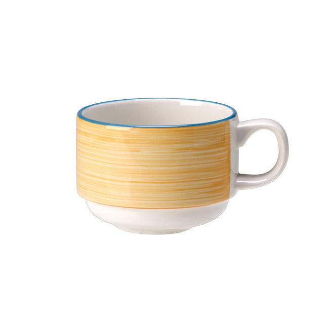 Rio Yellow Slimline Stacking Cup 17cl (6oz) - Pack 36