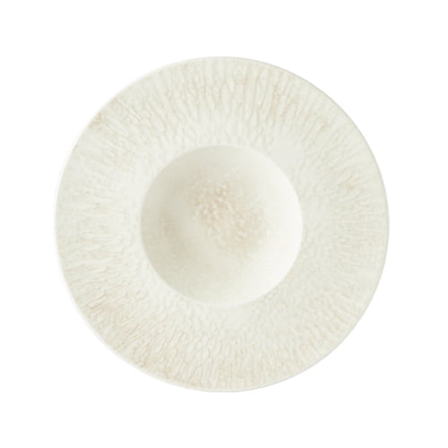 Tense Wide Rim Gourment Plate 25cm/9.8" - Pack 4