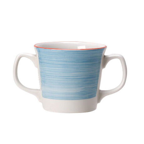 Rio Blue Double Handled Mug 28.5cl (10oz) - Pack 12