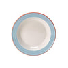 Rio Blue Slimline Soup Plate 21.5cm 39.75cl (8 1/2" 14oz) - Pack 24