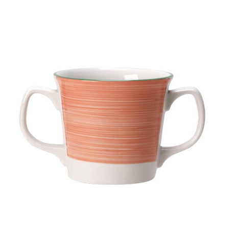 Rio Pink Double Handled Mug 28.5cl (10oz) - Pack 12