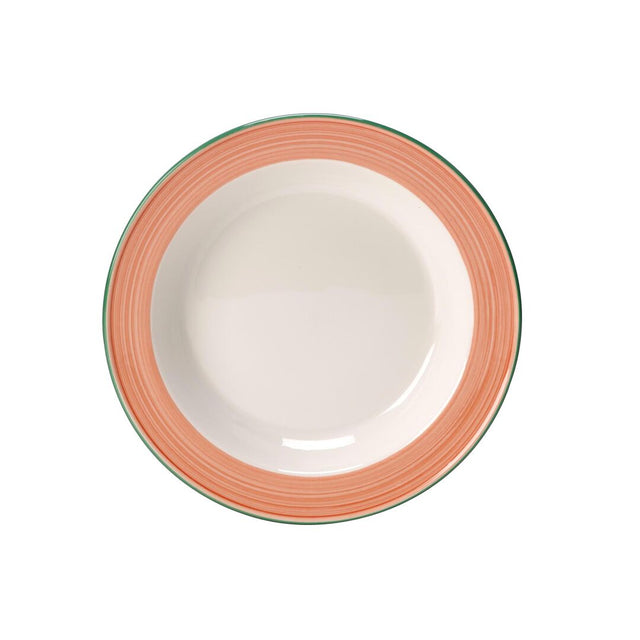 Rio Pink Slimline Soup Plate 21.5cm 39.75cl (8 1/2" 14oz) - Pack 24