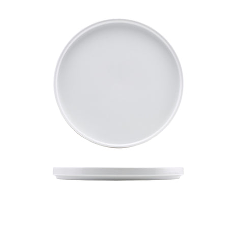 Genware Porcelain Low Presentation Plate 25cm/ 9.75"