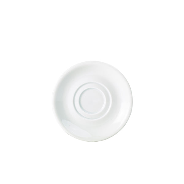 Genware Porcelain Double Well Saucer 15cm/ 6"