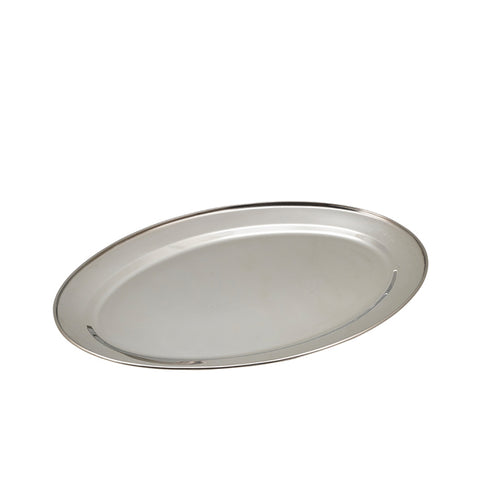 GenWare Stainless Steel Oval Flat 46cm/ 18"