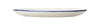 Blue Dapple Oval Coupe Plate 28cm (11") - Pack 12