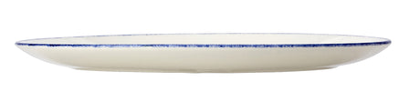 Blue Dapple Oval Coupe Plate 34.25cm (13 1/2") - Pack 12