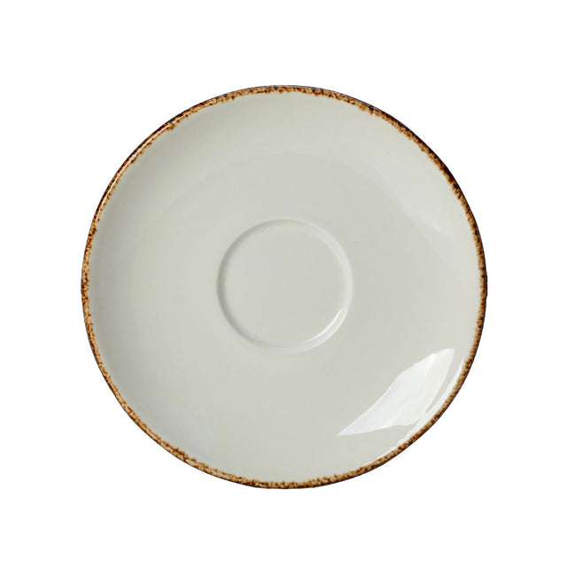 Brown Dapple Liv Saucer 15.25cm (6") - Pack 36