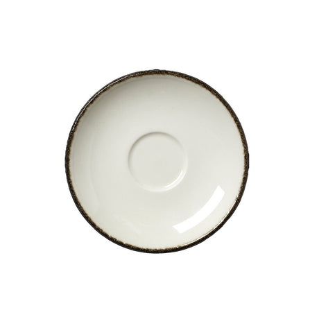 Charcoal Dapple Liv Saucer 12.5cm (4 7/8") - Pack 36