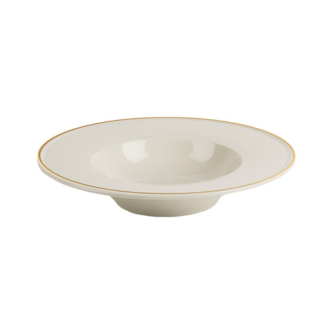 Line Gold Band Pasta Plate 25cm