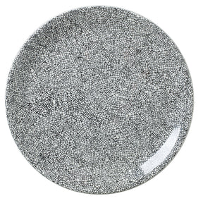 Ink Crackle Black Coupe Plate 30cm (11 3/4") - Pack 12