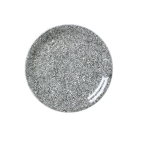 Ink Crackle Black Coupe Plate 20.25cm (8") - Pack 12