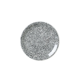 Ink Crackle Black Coupe Plate 15.25cm (6") - Pack 12