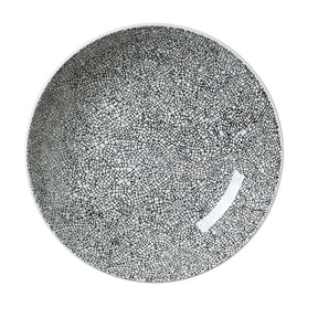 Ink Crackle Black Coupe Bowl 25.5cm 120.25cl (10" 42 2/7oz) - Pack 12