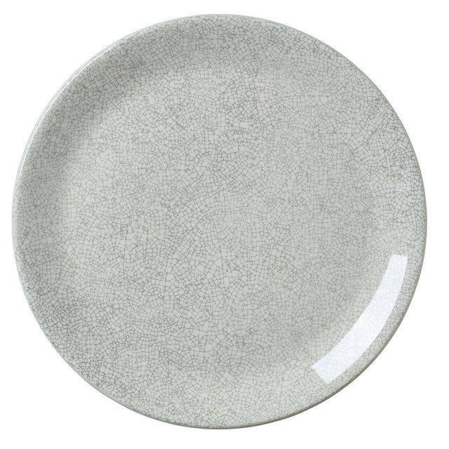 Ink Crackle Grey Coupe Plate 30cm (11 3/4") - Pack 12
