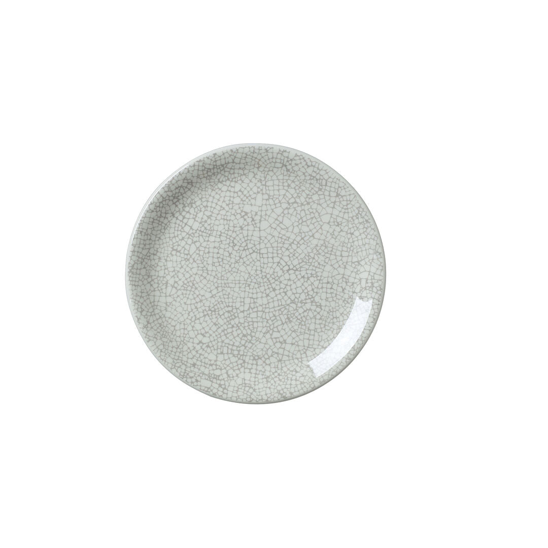 Ink Crackle Grey Coupe Plate 15.25cm (6") - Pack 12