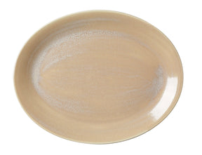 Revolution Sandstone Oval Coupe Plate 34.25cm (13 1/2") - Pack 12