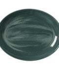 Revolution Jade Oval Coupe Plate 34.25cm (13 1/2") - Pack 12