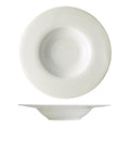 Genware Porcelain Wide Rim Pasta Plate 30cm/12" - Pack 6