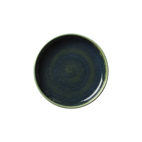 Aurora Vesuvius Burnt Emerald Round Stacking Tray 14cm (5 1/2") - Pack 12