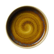 Aurora Vesuvius Amber Round Stacking Tray 20.25cm (8") - Pack 12