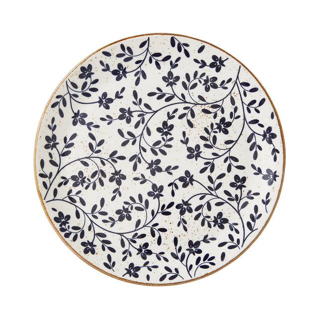 Flora Blue Coupe Plate 28cm (11") - Pack 12