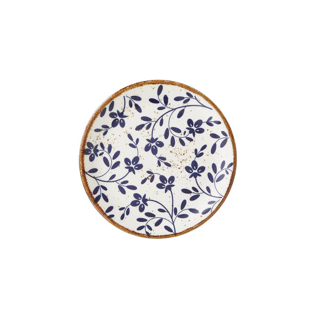 Flora Blue Coupe Plate 15.25cm (6") - Pack 12