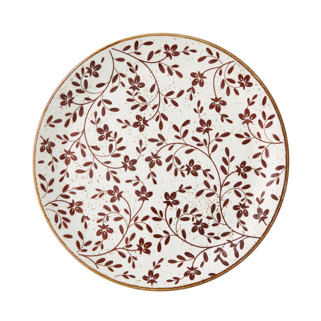 Flora Brown Coupe Plate 28cm (11") - Pack 12