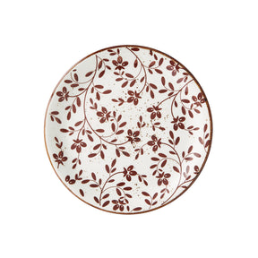 Flora Brown Coupe Plate 20.25cm (8") - Pack 12