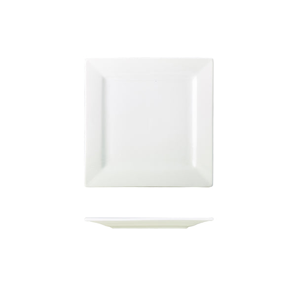 Genware Porcelain Square Plate 16cm/ 6.25"