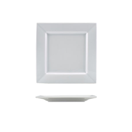 GenWare Porcelain Square Plate 18cm/ 7.25