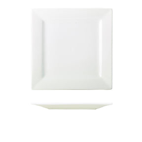 Genware Porcelain Square Plate 26cm/ 10.25"