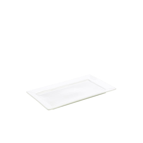 Genware Porcelain Rectangular Plate 30.5 x 18.5cm/ 12 x 7.25"