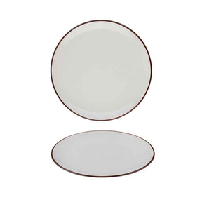 Modest Brown Coupe Plate 25cm / 9.75"" - Pack 12