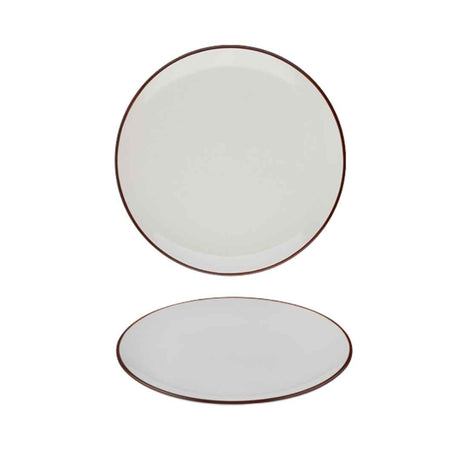 Modest Brown Coupe Plate 25cm / 9.75"" - Pack 12