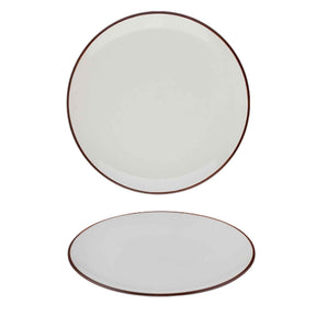 Modest Brown Coupe Plate 28.5cm / 11.25" - Pack 12