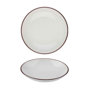Modest Brown Coupe Bowl 25cm / 9.75"  1140ml / 40oz - Pack 12
