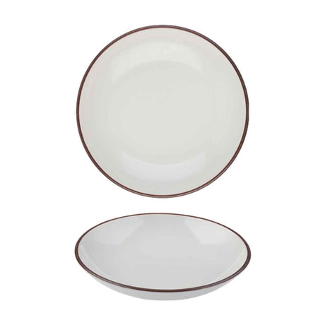 Modest Brown Coupe Bowl 25cm / 9.75"  1140ml / 40oz - Pack 12