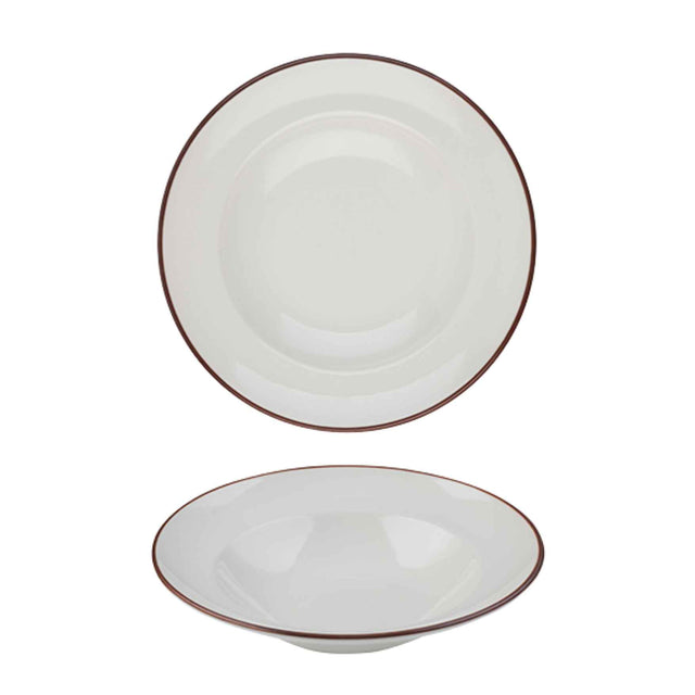 Modest Brown Pasta Plate 28cm / 11"  560ml / 19.75oz - Pack 6
