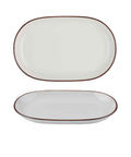 Modest Brown Oval Platter 28 x 18cm / 11" x 7" - Pack 6